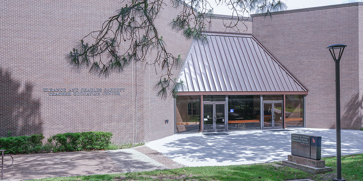 Eleanor and Charles Garrett Teacher Education Center Campus side