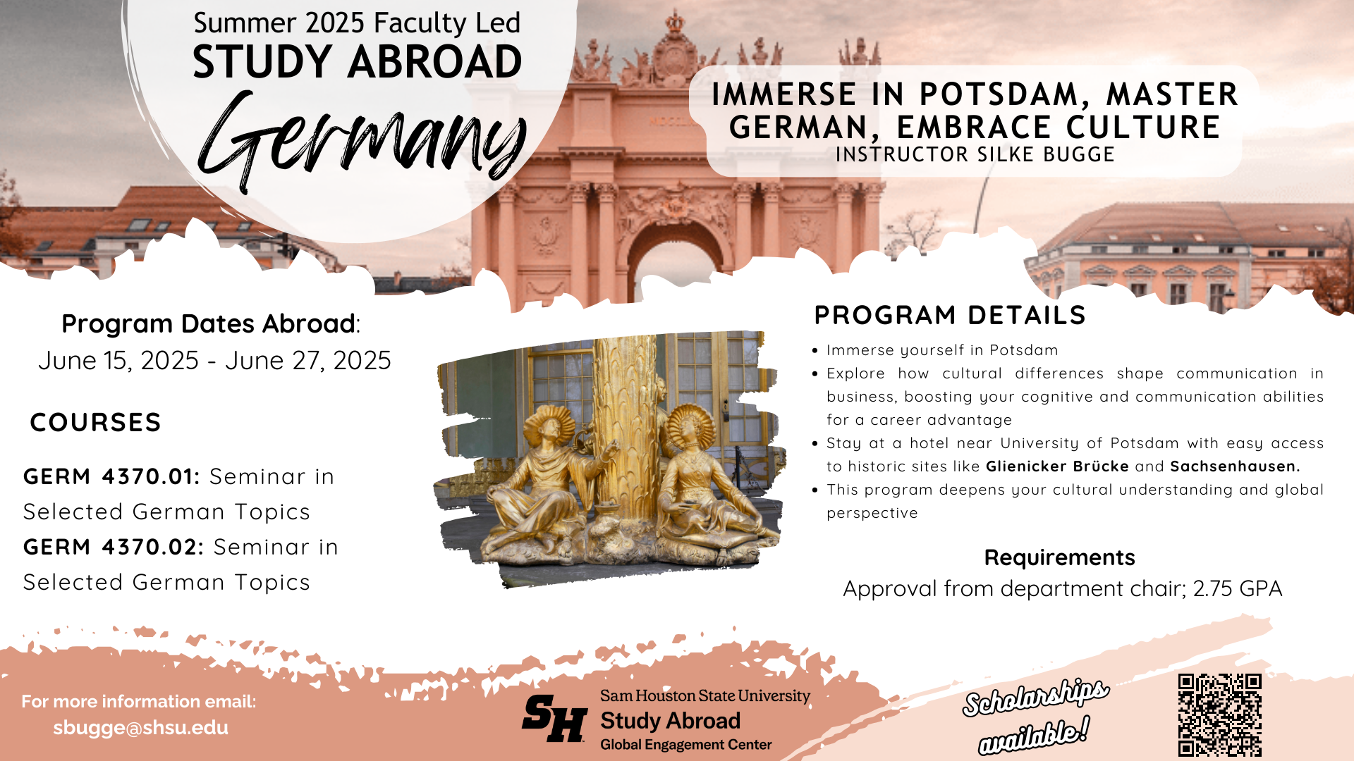 Germany Study Abroad Flyer