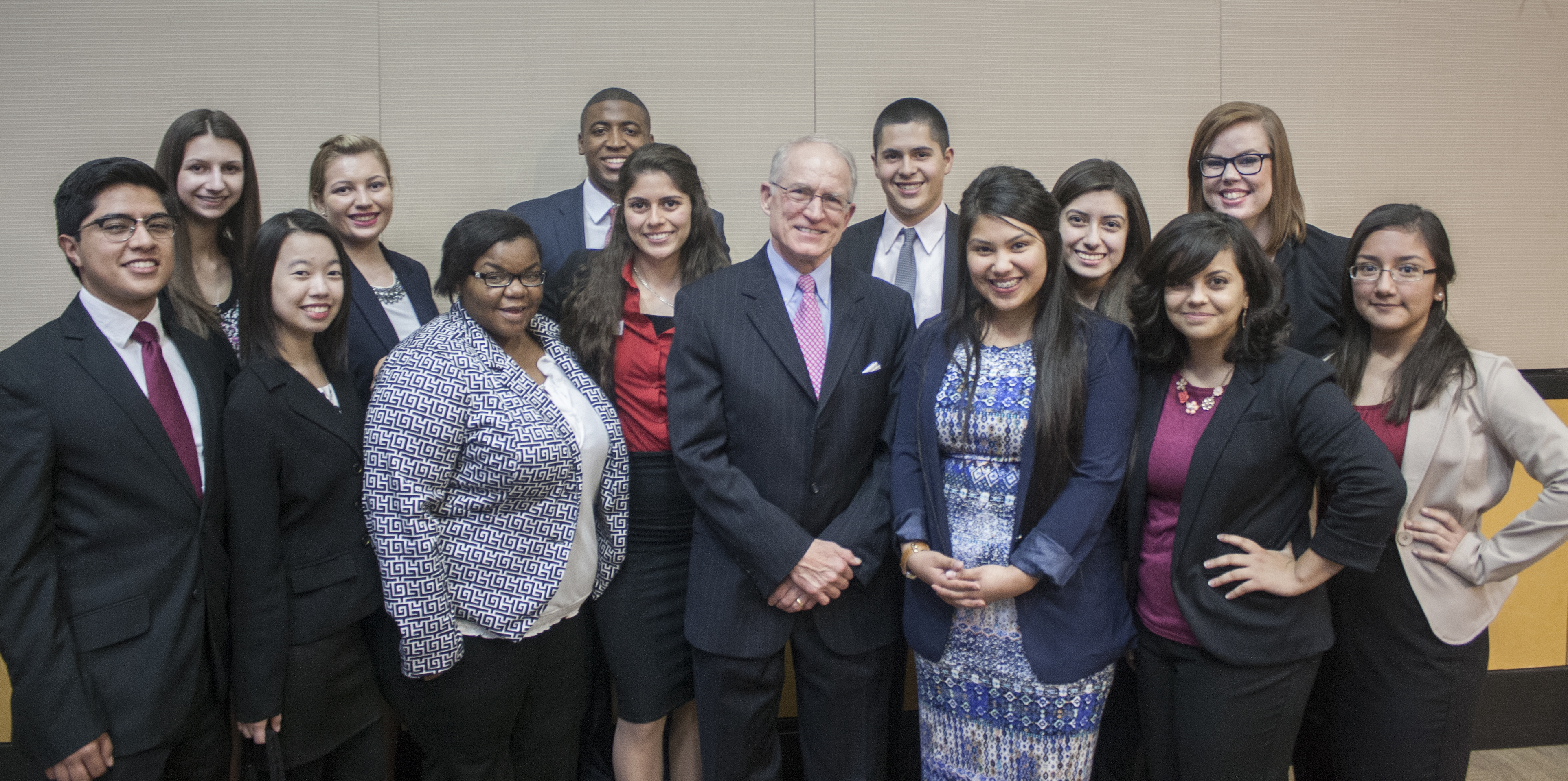 The LEAP Ambassadors meet with Ambassador Chase Untermeyer