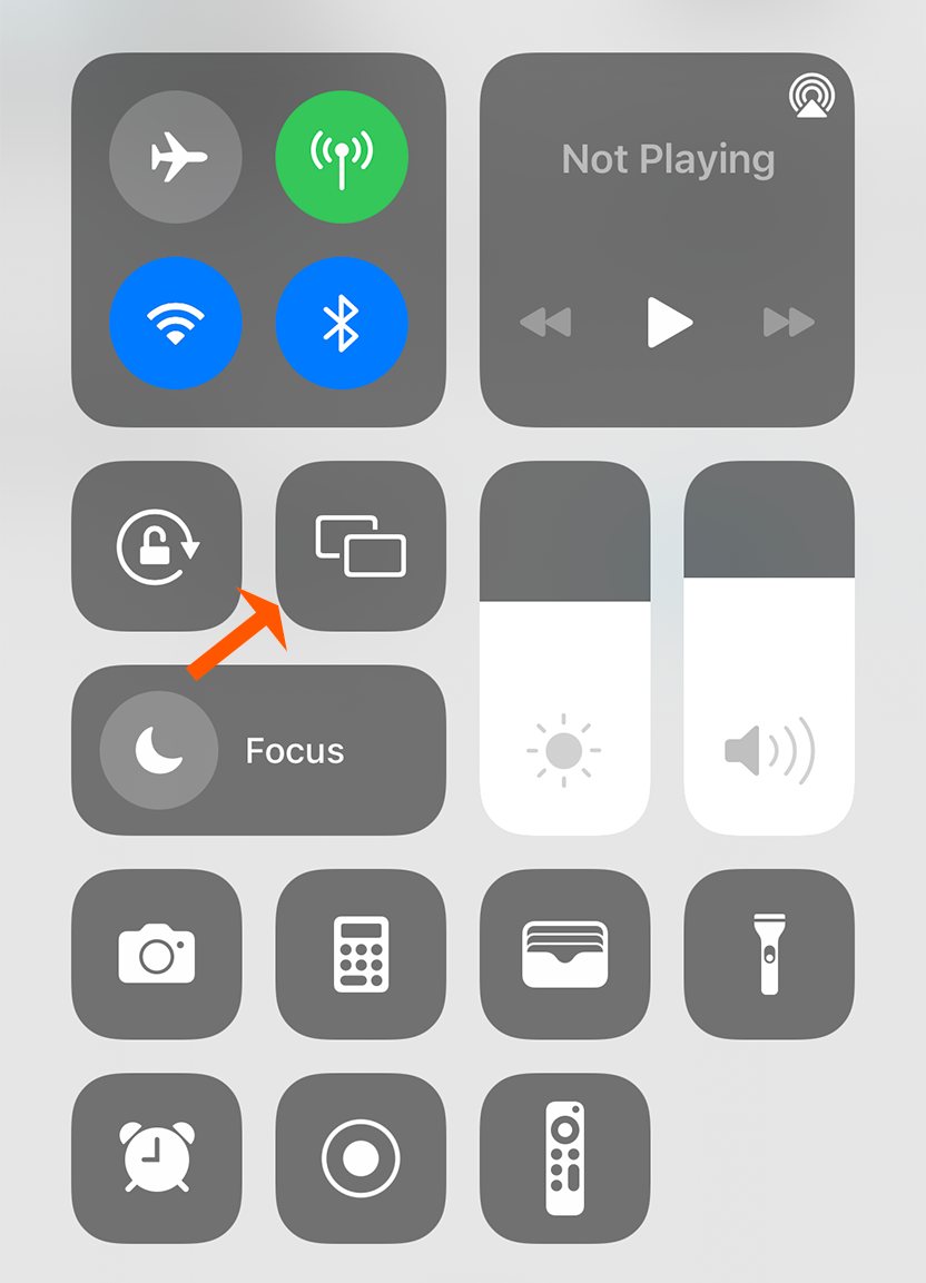 9.iPhone Control Center