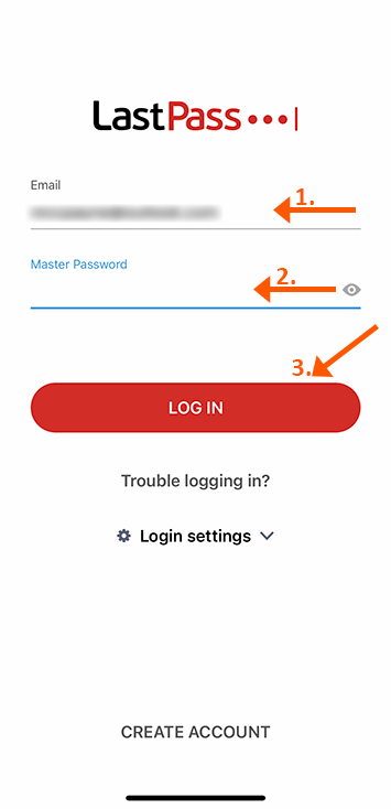 iOS LogIn Information