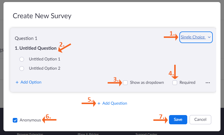 Survey Options