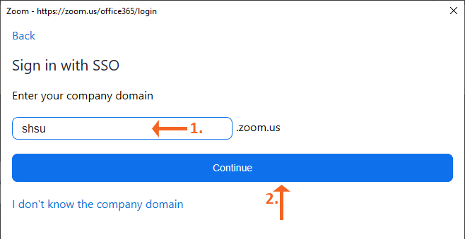 SHSU Domain